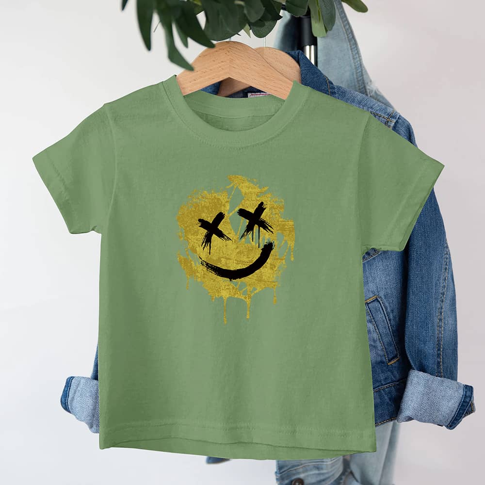 Knekket Smiley Barn T-skjorte - Norday SE