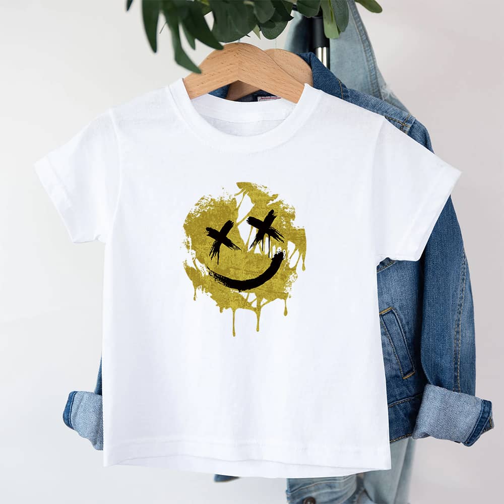 Knust Smiley Stald T-skjorte - Norday SE