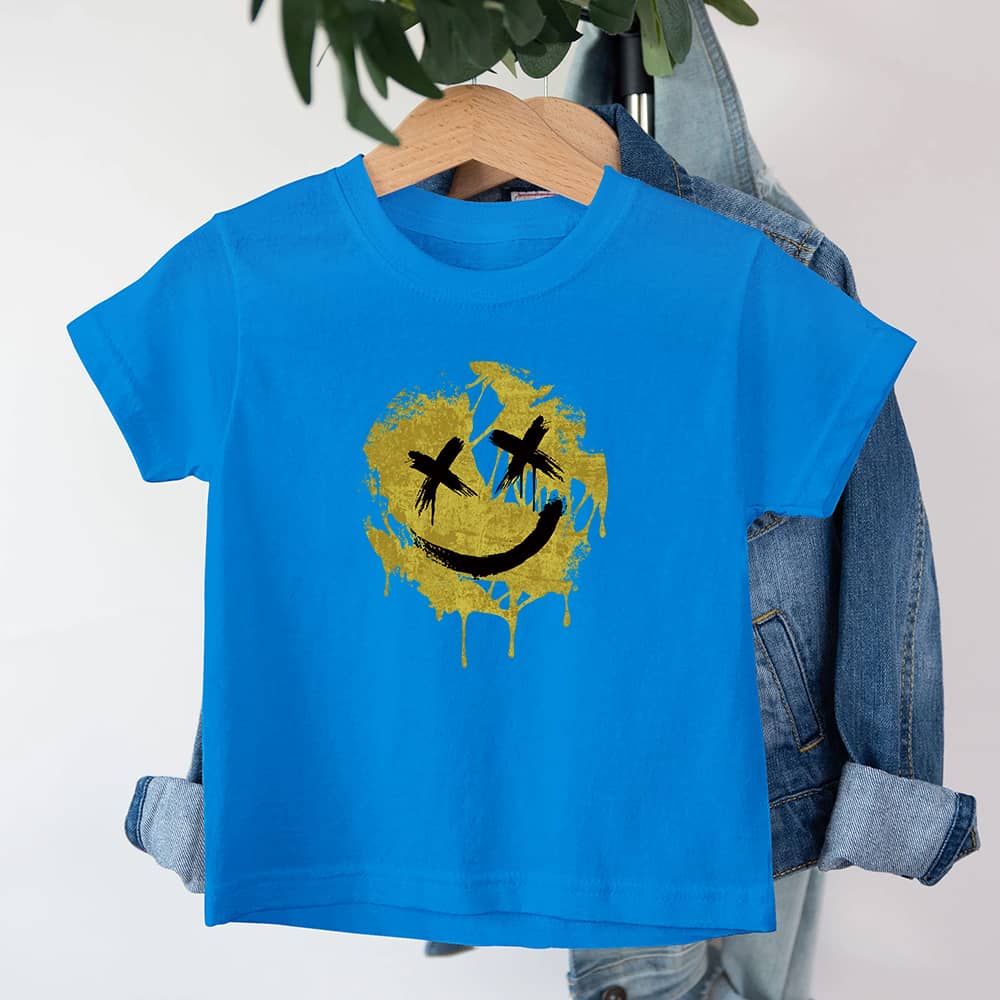 Knekket Smiley Barn T-skjorte - Norday SE