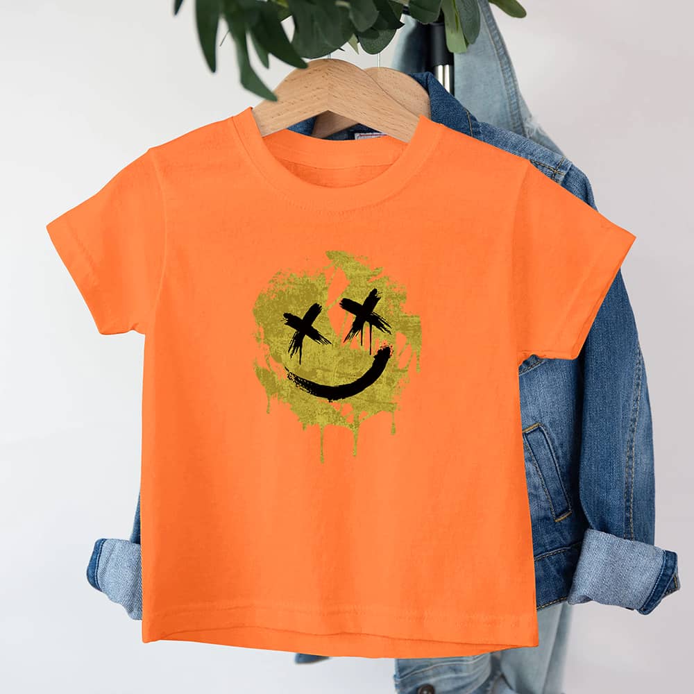 Knekket Smiley Barn T-skjorte - Norday SE