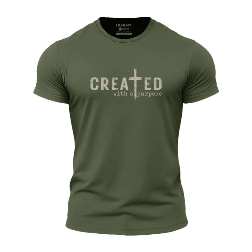 Created With A Purpose Athletic Quick - Dry T-Shirt - Norday SE