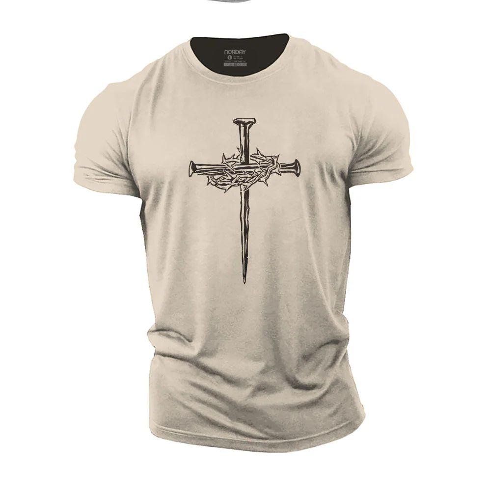 Crown of Thorns Cross T-Shirt - Norday SE