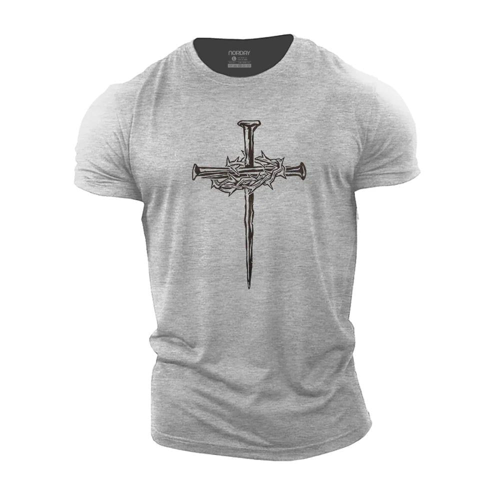 Crown of Thorns Cross T-Shirt - Norday SE