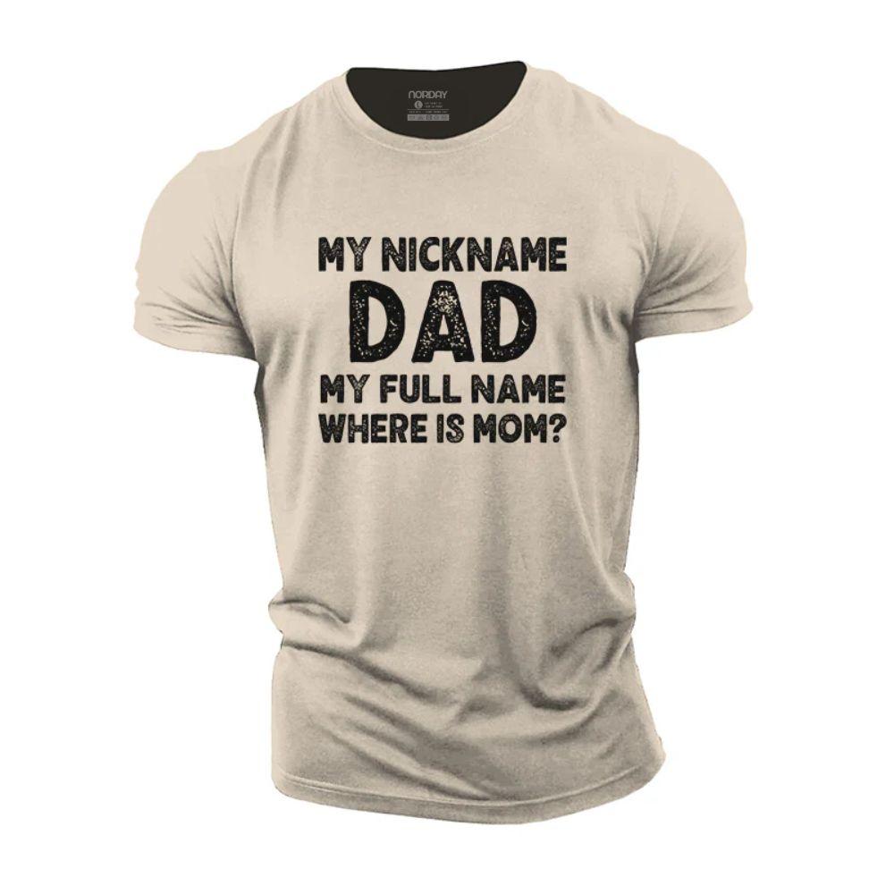Dad Nickname T-Shirt - Norday SE
