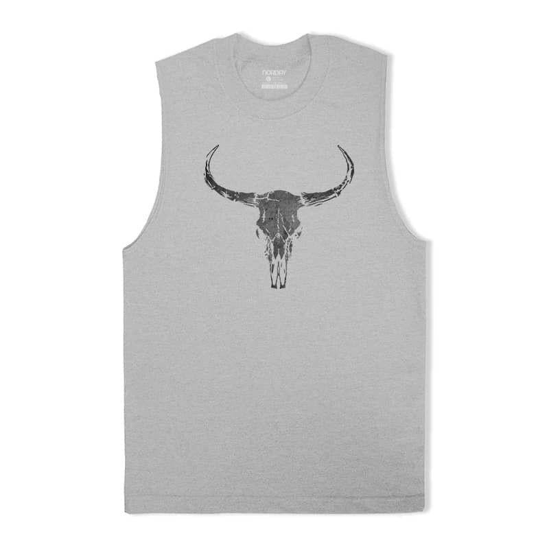 Dark Bull Skull Tank Top - Norday SE