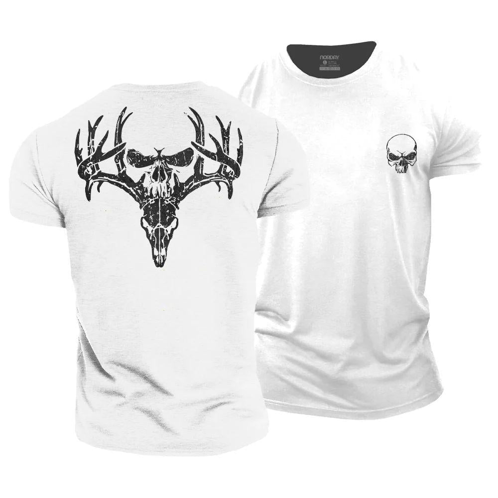 Deer Head Hidden Skull T-Shirt - Norday SE