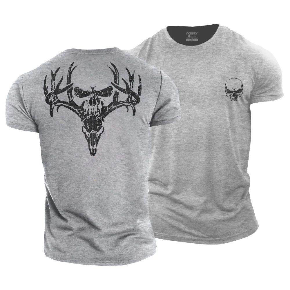 Deer Head Hidden Skull T-Shirt - Norday SE