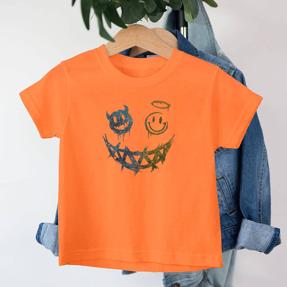Devil Angel Smiley Barn T-skjorte - Norday SE