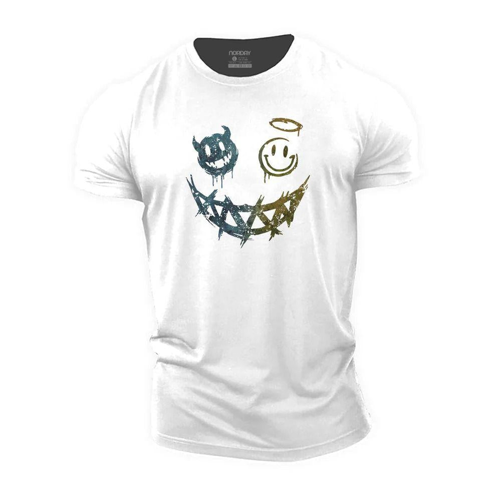 Devil Angel Smiley T-Shirt - Norday SE