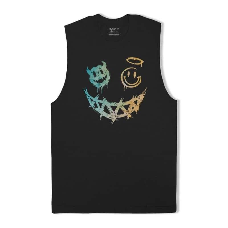 Devil Angel Smiley Tank Top - Norday SE