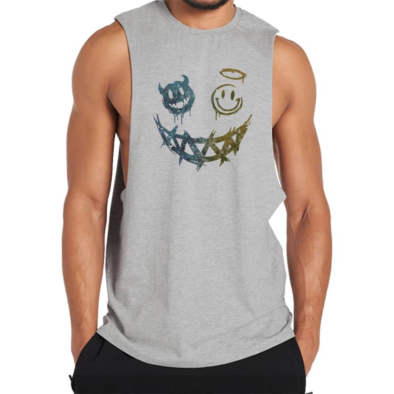 Devil Angel Smiley Tank Top - Norday SE