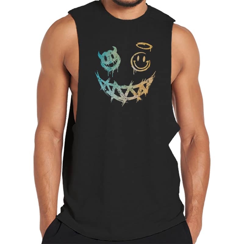 Devil Angel Smiley Tank Top - Norday SE