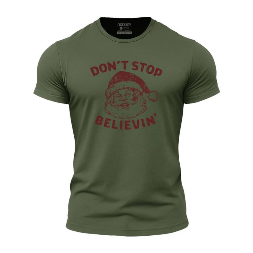 Don't Stop Believin' Athletic Quick - Dry T-Shirt - Norday SE