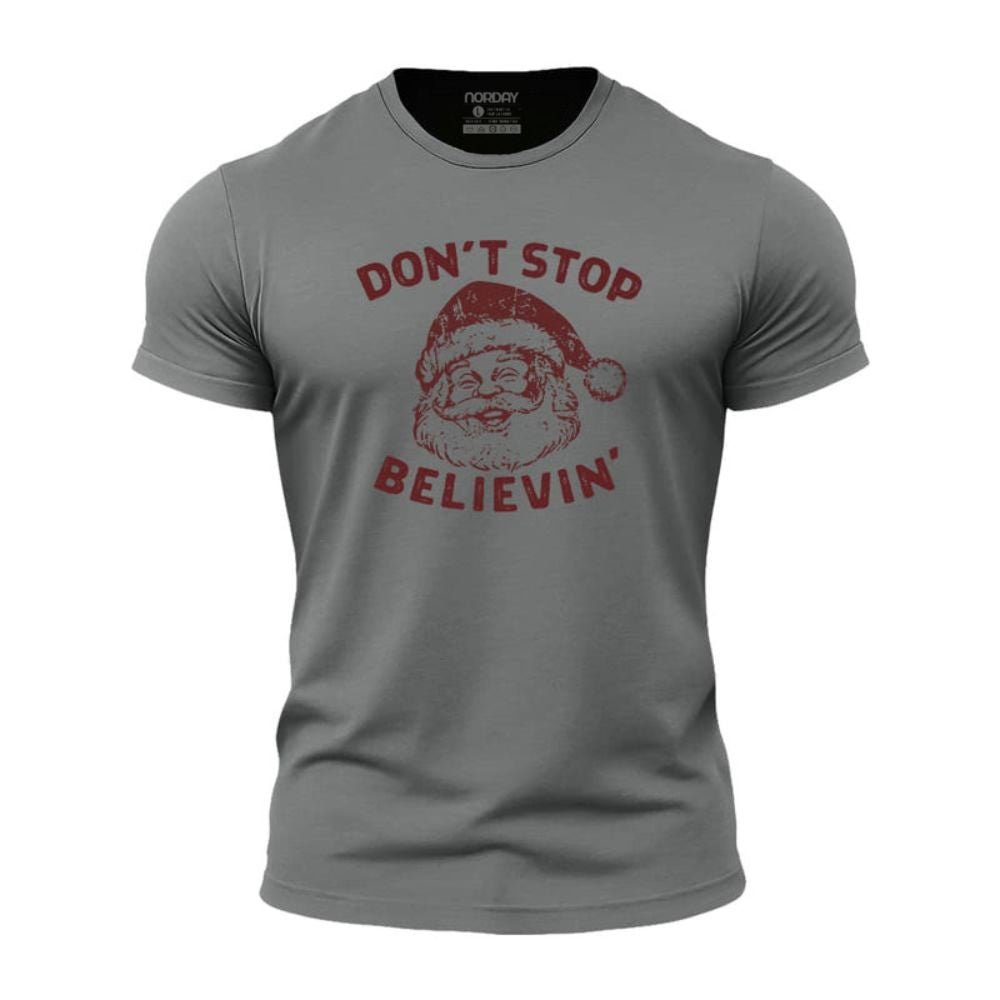Don't Stop Believin' Athletic Quick - Dry T-Shirt - Norday SE