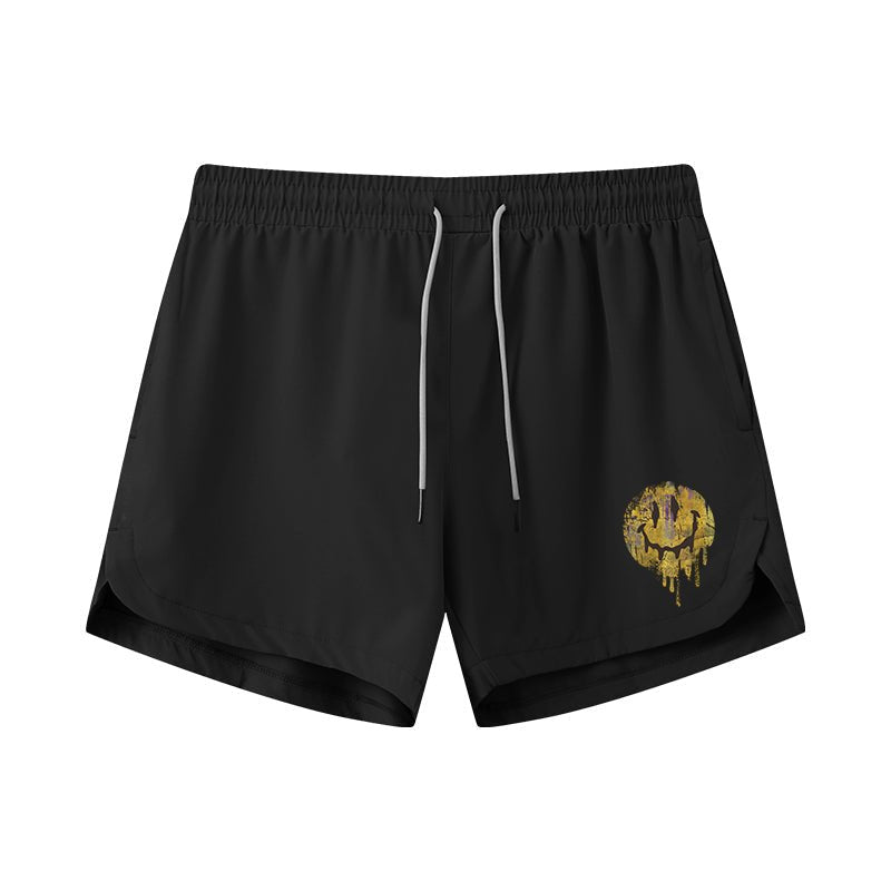 Drykkende Smiley Atletiske Hurtigtørr shorts - Norday SE