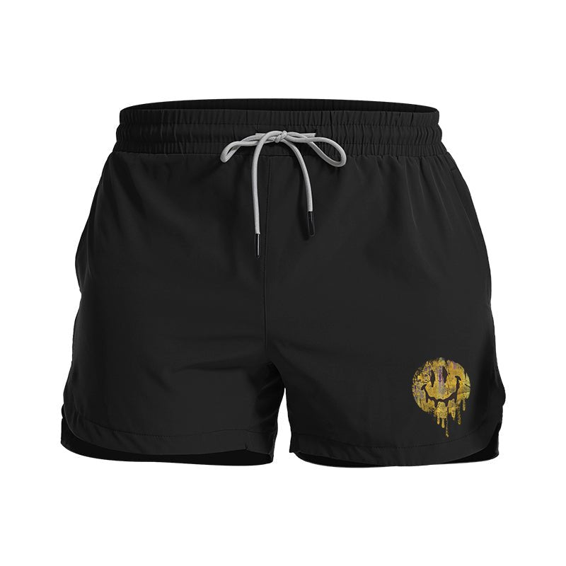 Dripping Smiley Atletiske Hurtig - Tørende Shorts - Norday SE