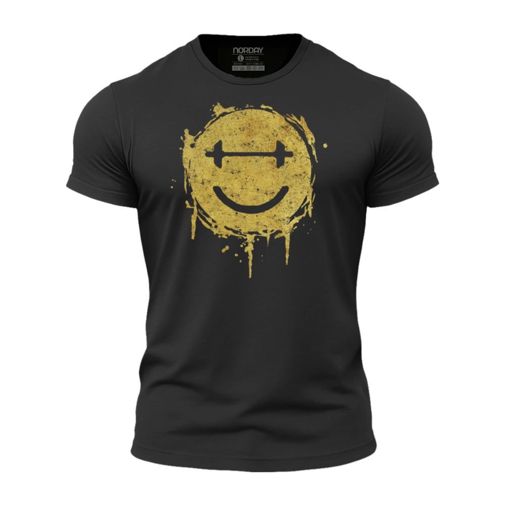 Dumbbell Smiley Athletic Quick - Dry T-Shirt - Norday SE