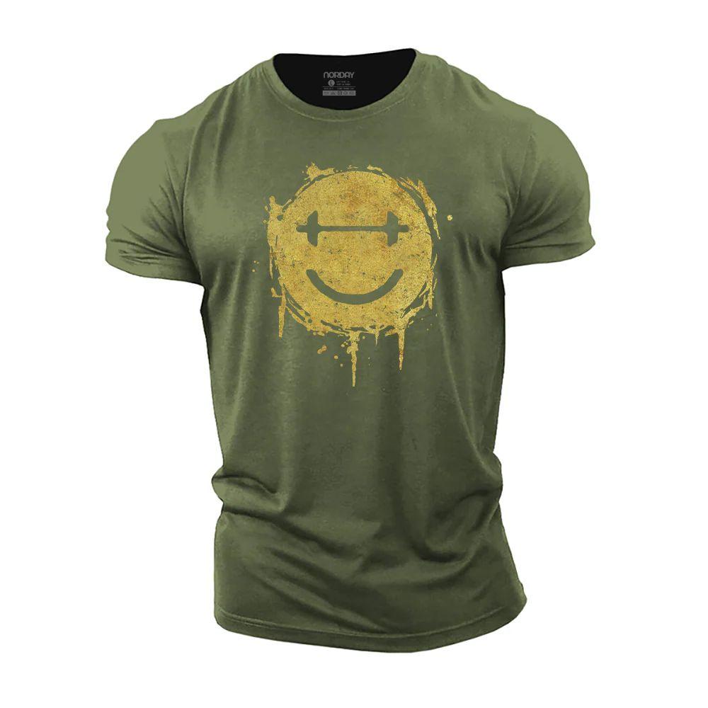 Dumbbell Smiley T-skjorte - Norday SE