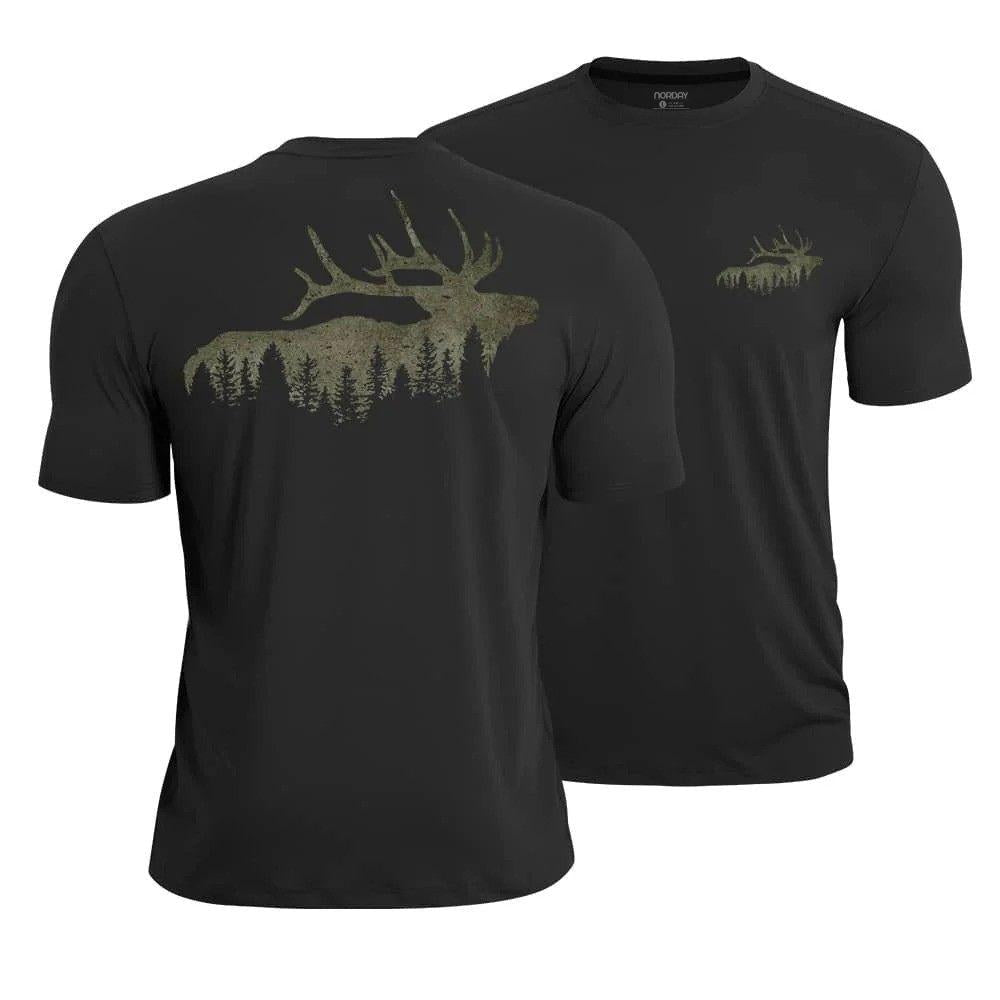 Elk And Forest Quick - Dry T-Shirt - Norday SE