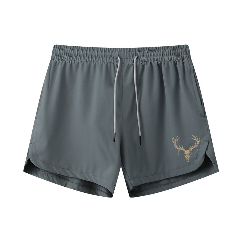 Elk Skull Athletic Quick - Dry Shorts - Norday SE