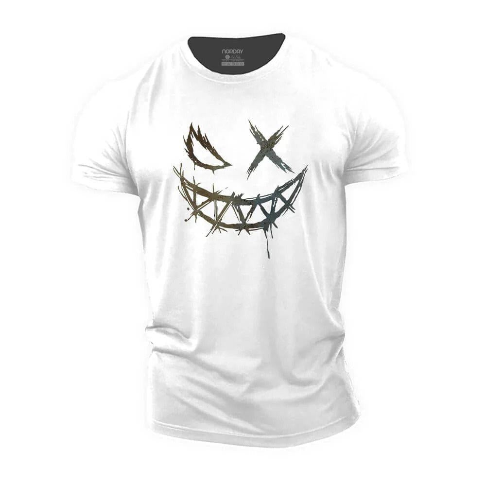 Ond graffiti-smiley T-skjorte - Norday SE