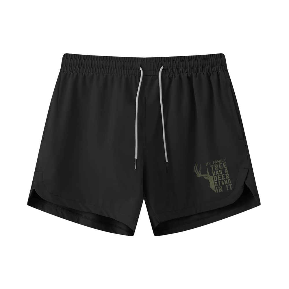 Family Tree Hjortestativ Athletiske Hurtig-tørr Shorts - Norday SE