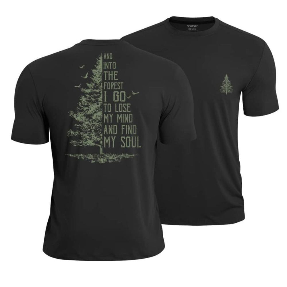 Finn Soul In Forest Athletic Quick-Dry T-skjorte - Norday SE