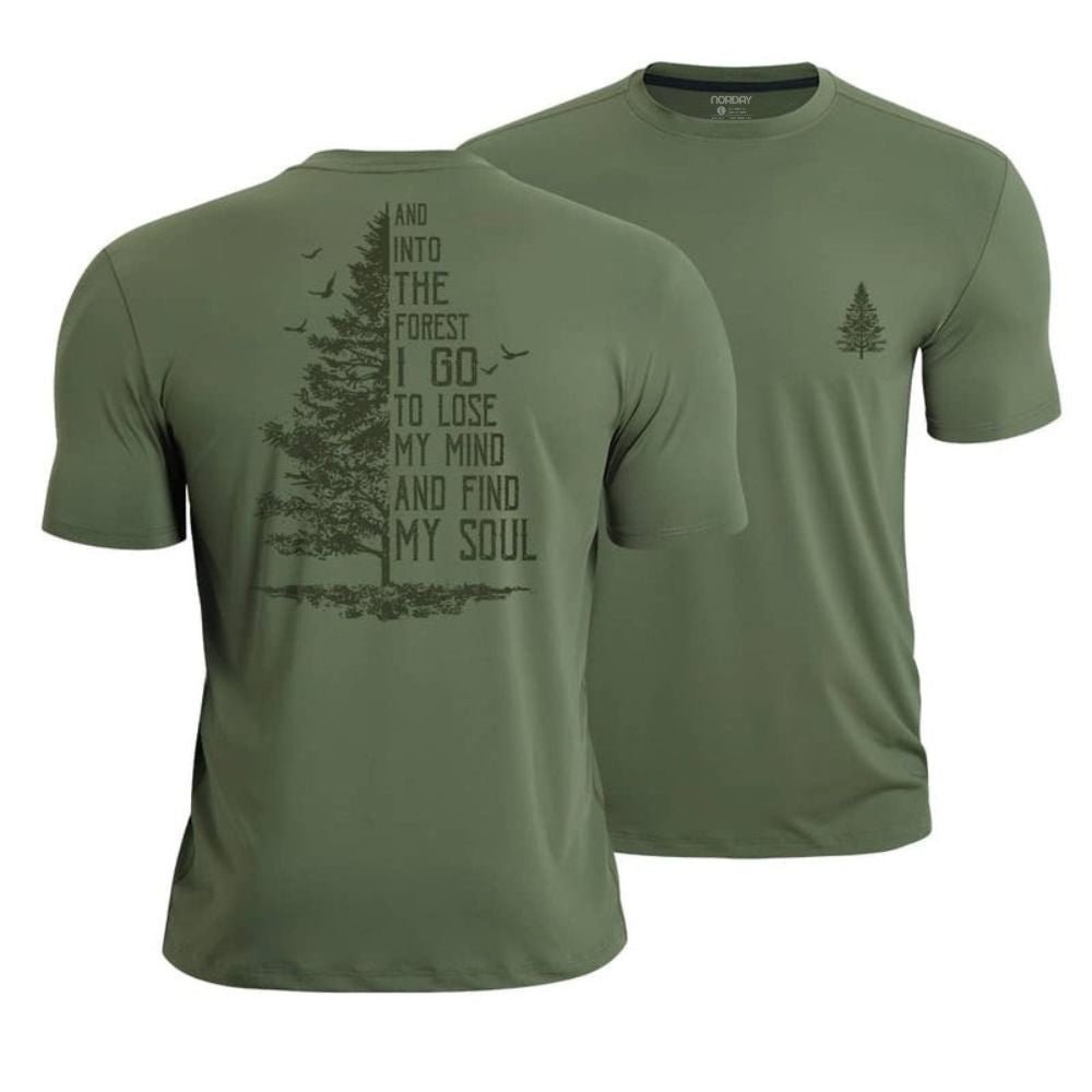 Finn Soul In Forest Athletic Quick-Dry T-skjorte - Norday SE