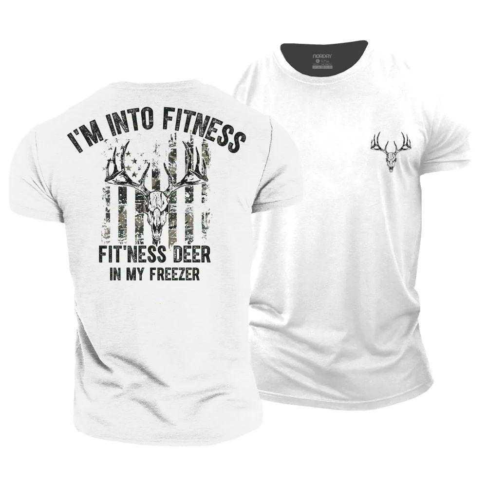 Fitness hjort i fryseren min T-skjorte - Norday SE