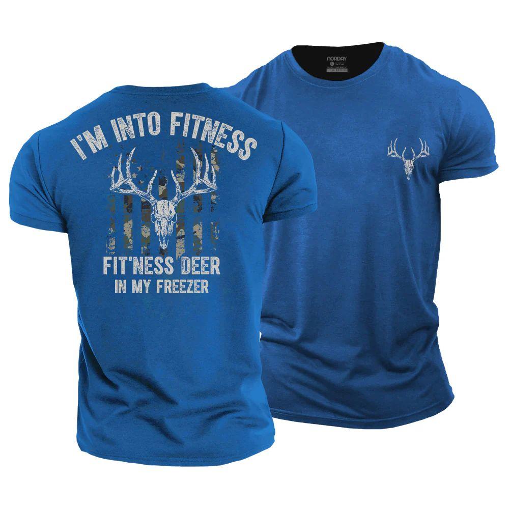 T-skjorte med fitness-hjort i min fryser - Norday SE