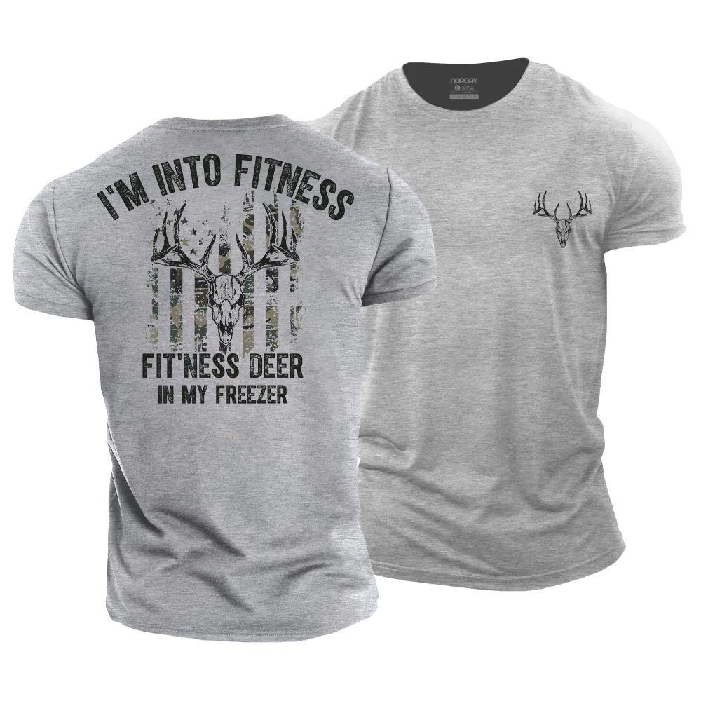 Fitness-hjort i min fryser T-skjorte - Norday SE