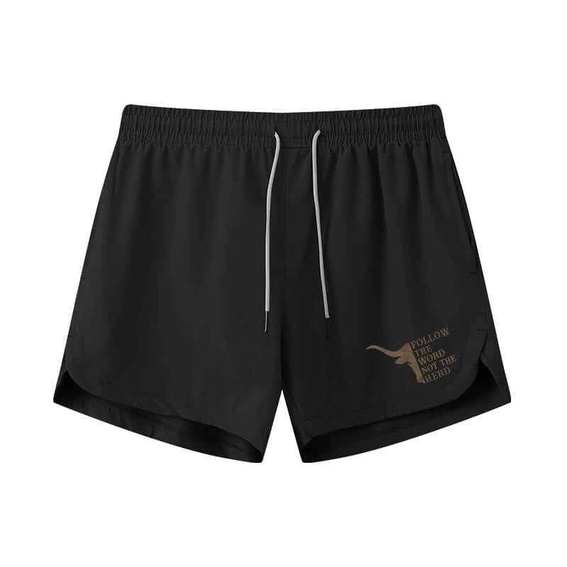 Follow The Word Athletic Quick - Dry Shorts - Norday SE