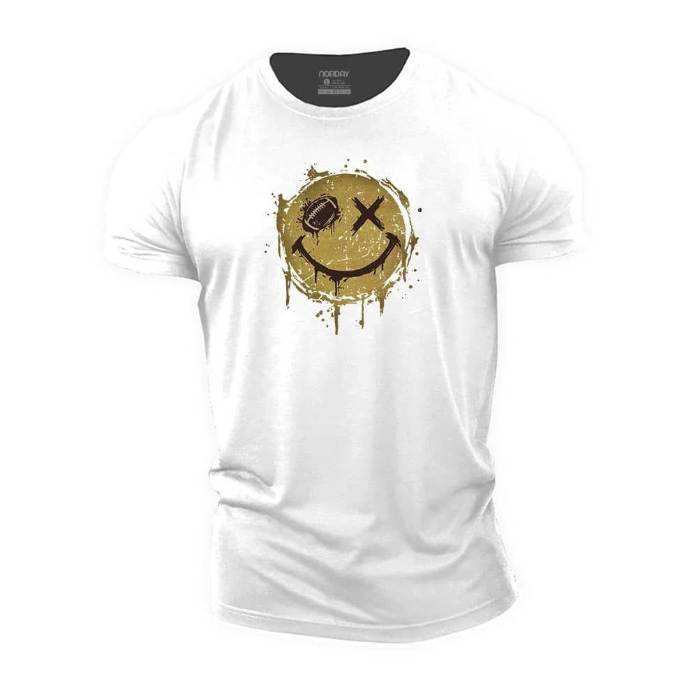 Fotball-smiley T-skjorte - Norday SE