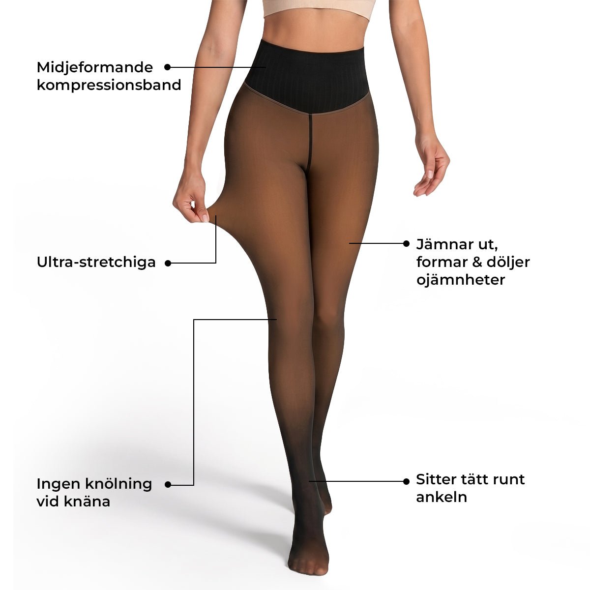 Gymfit Formende Fleeceleggings - Norday SE