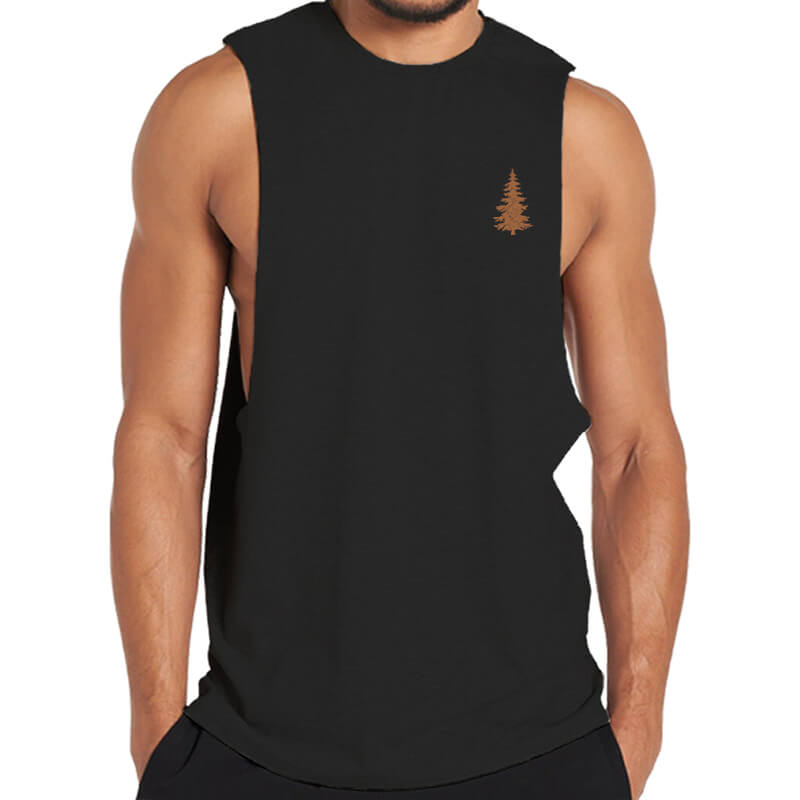 Hand Drawn Mountain Sun Tank Top - Norday SE