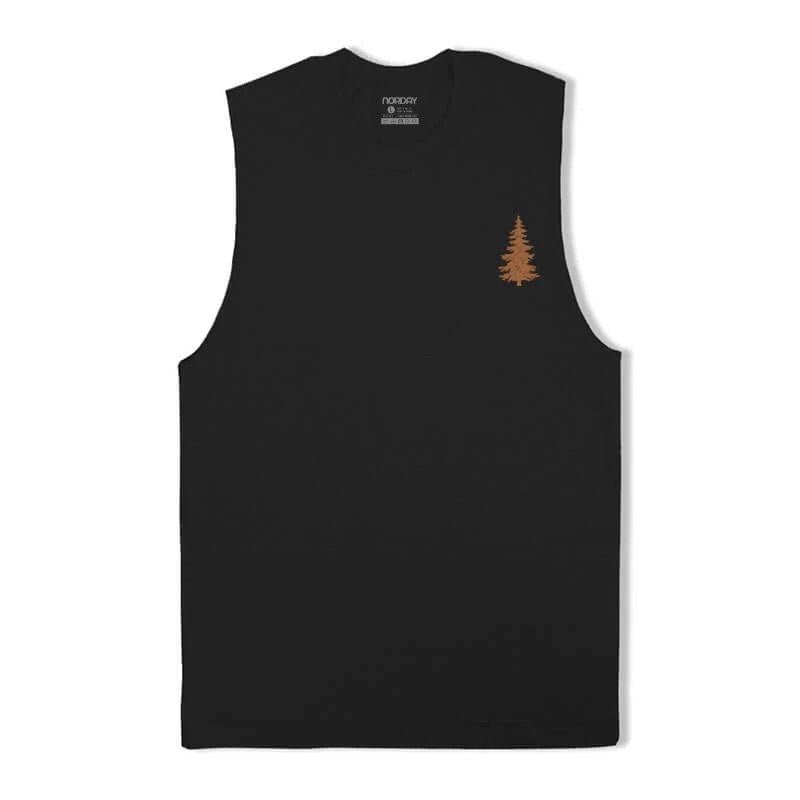 Hand Drawn Mountain Sun Tank Top - Norday SE