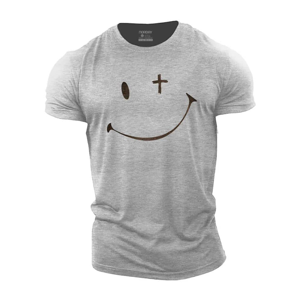 Glade kors-smiley T-skjorte - Norday SE