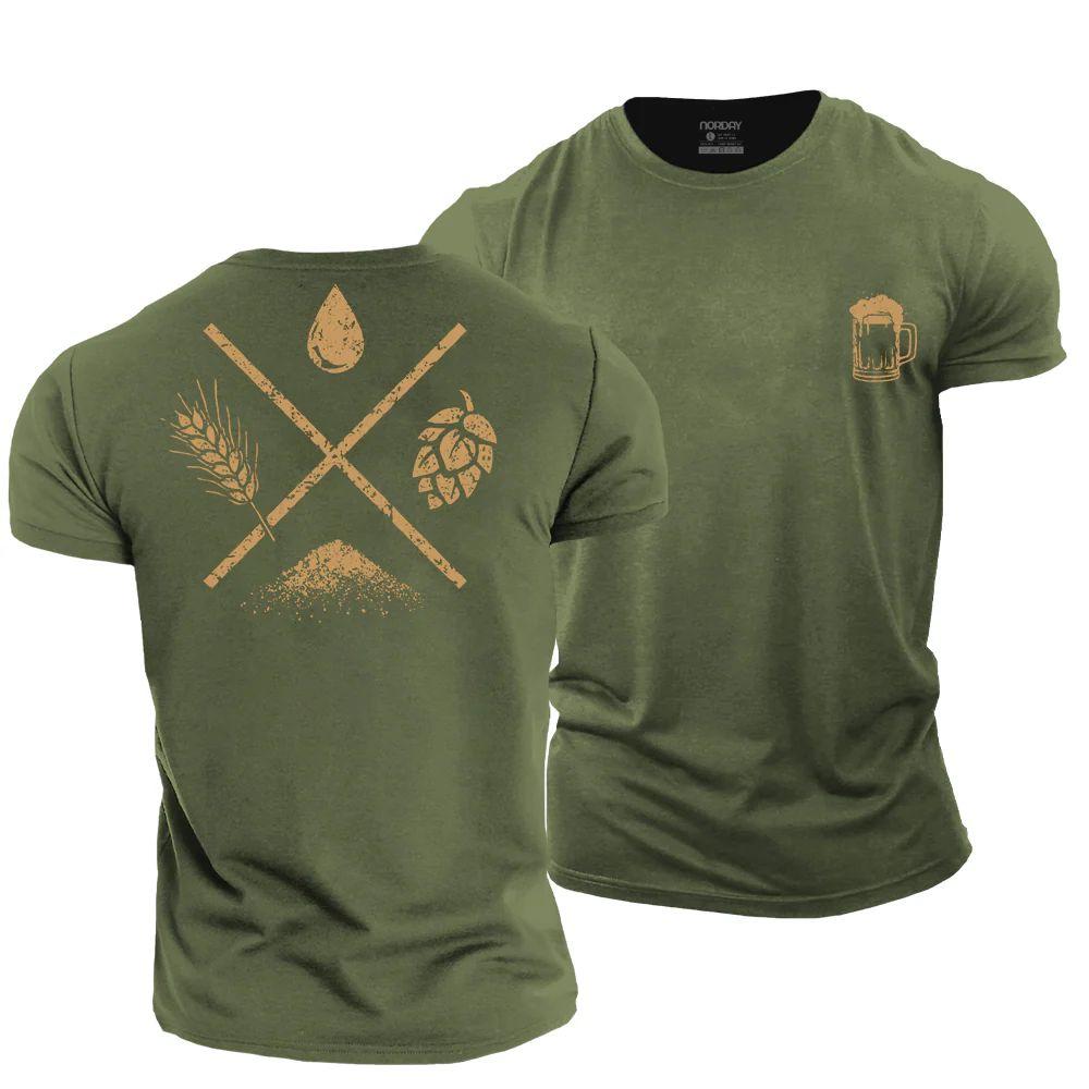 Home Brew Beer Ingredients Essential T-Shirt - Norday SE