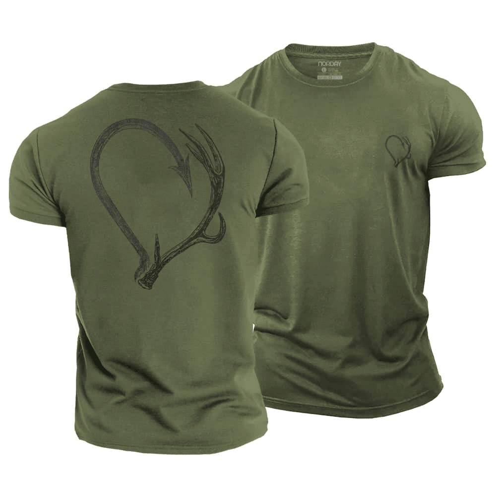 Hook Meets Antler T-Shirt - Norday SE