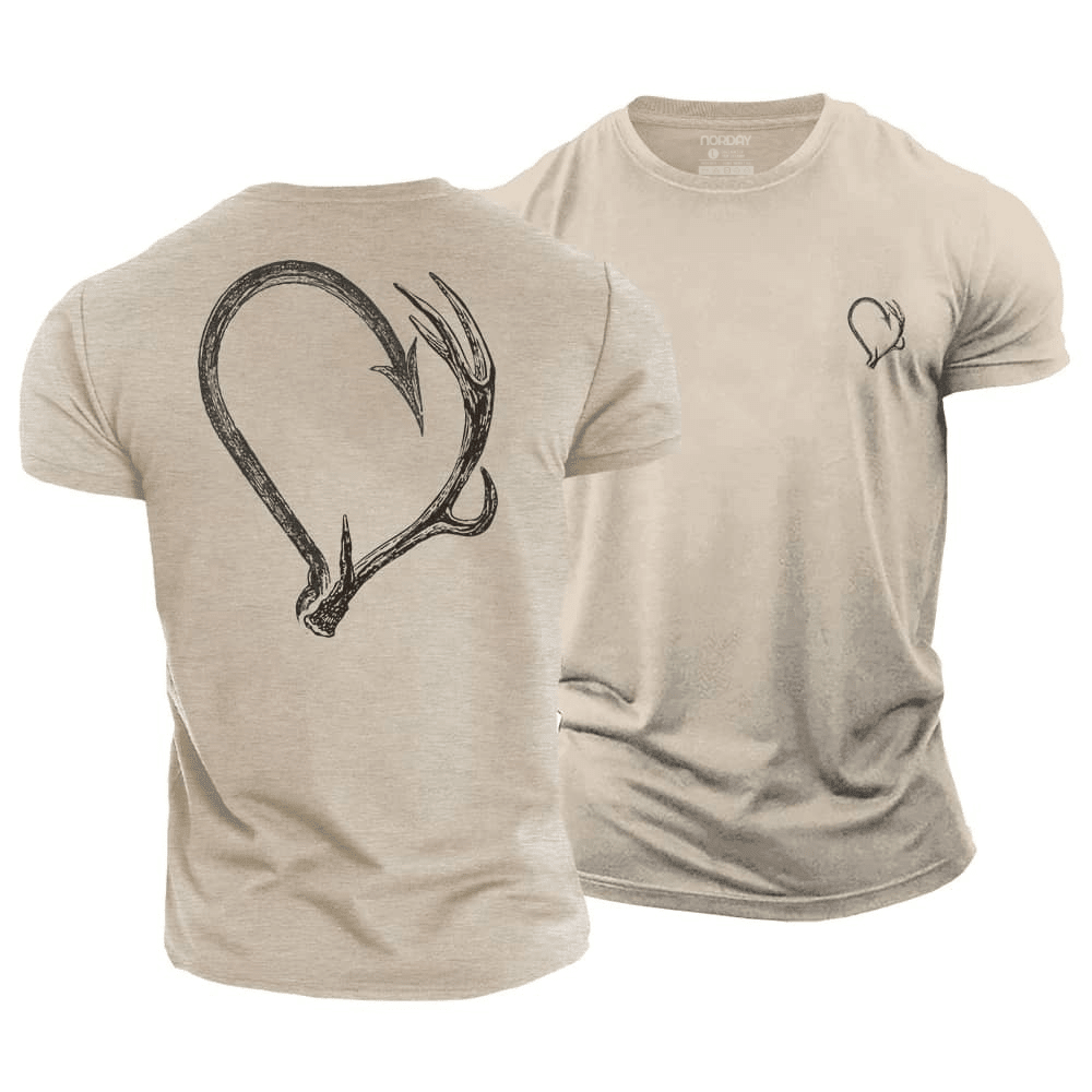 Hook Meets Antler T-Shirt - Norday SE