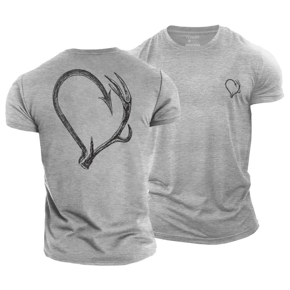 Hook Meets Antler T-Shirt - Norday SE
