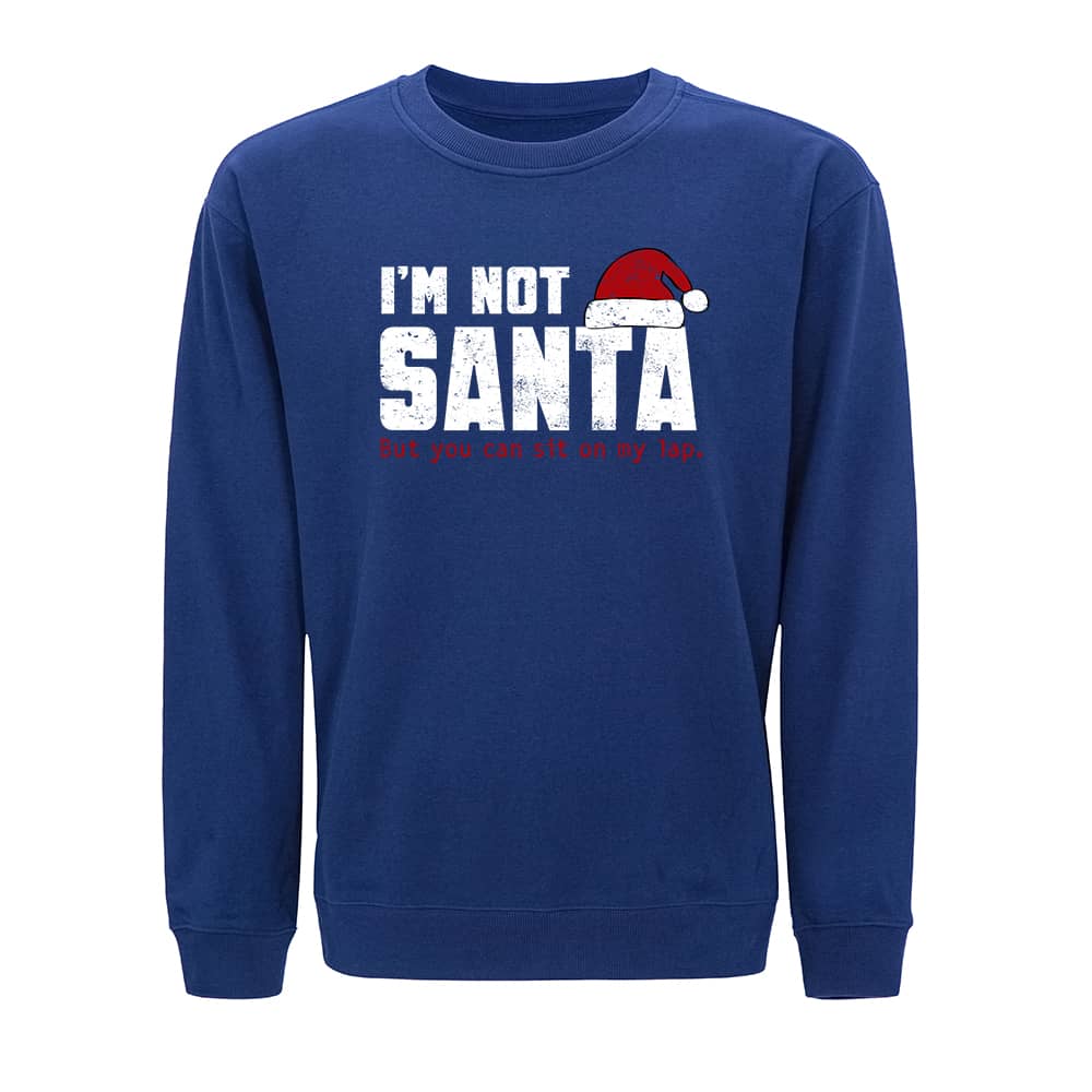 Sweatshirt med trykket Jeg er ikke Santa – Norday SE