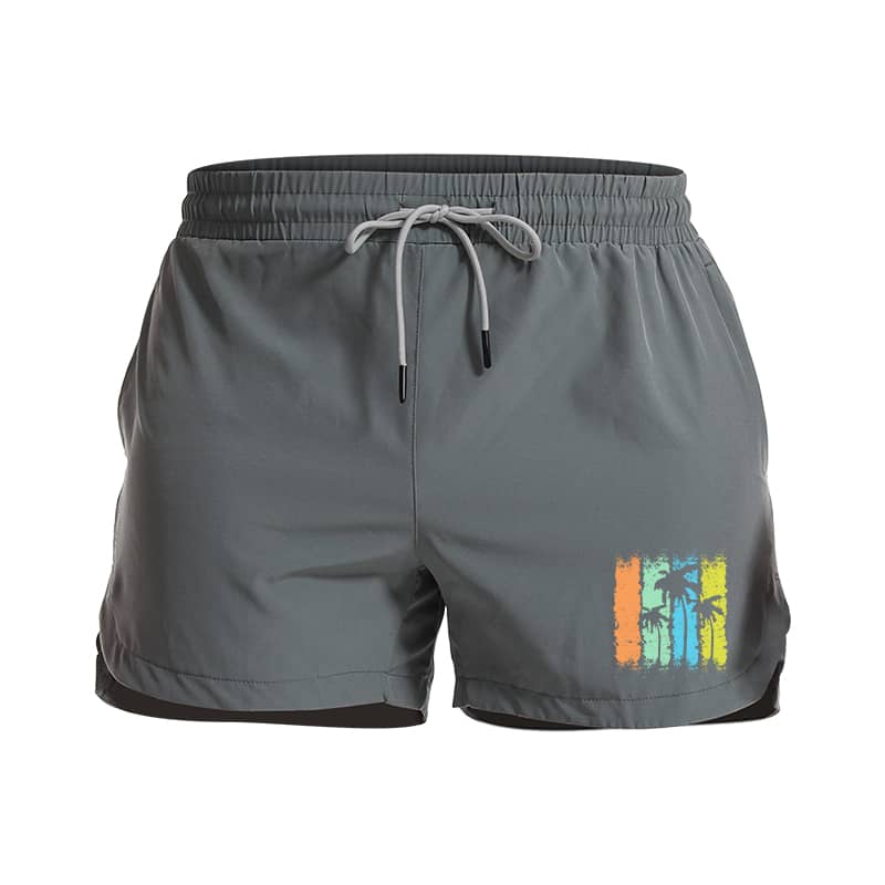 Island Blocks Athletic Quick - Dry Shorts - Norday SE