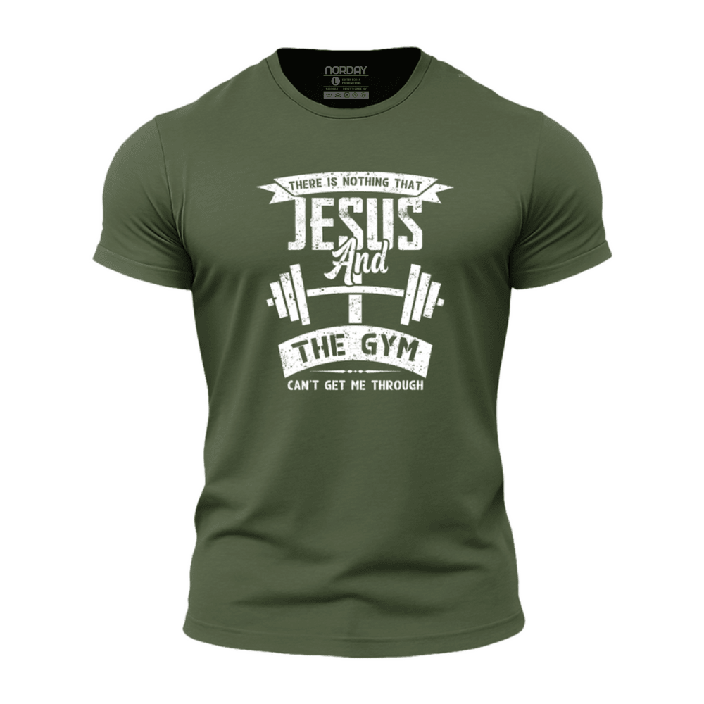 Jesus and The Gym Athletic Quick - Dry T-Shirt - Norday SE