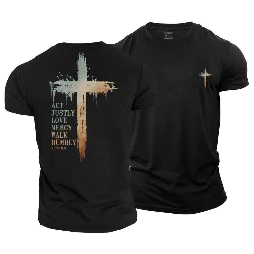 Justly Mercifully Humbly T-Shirt - Norday SE