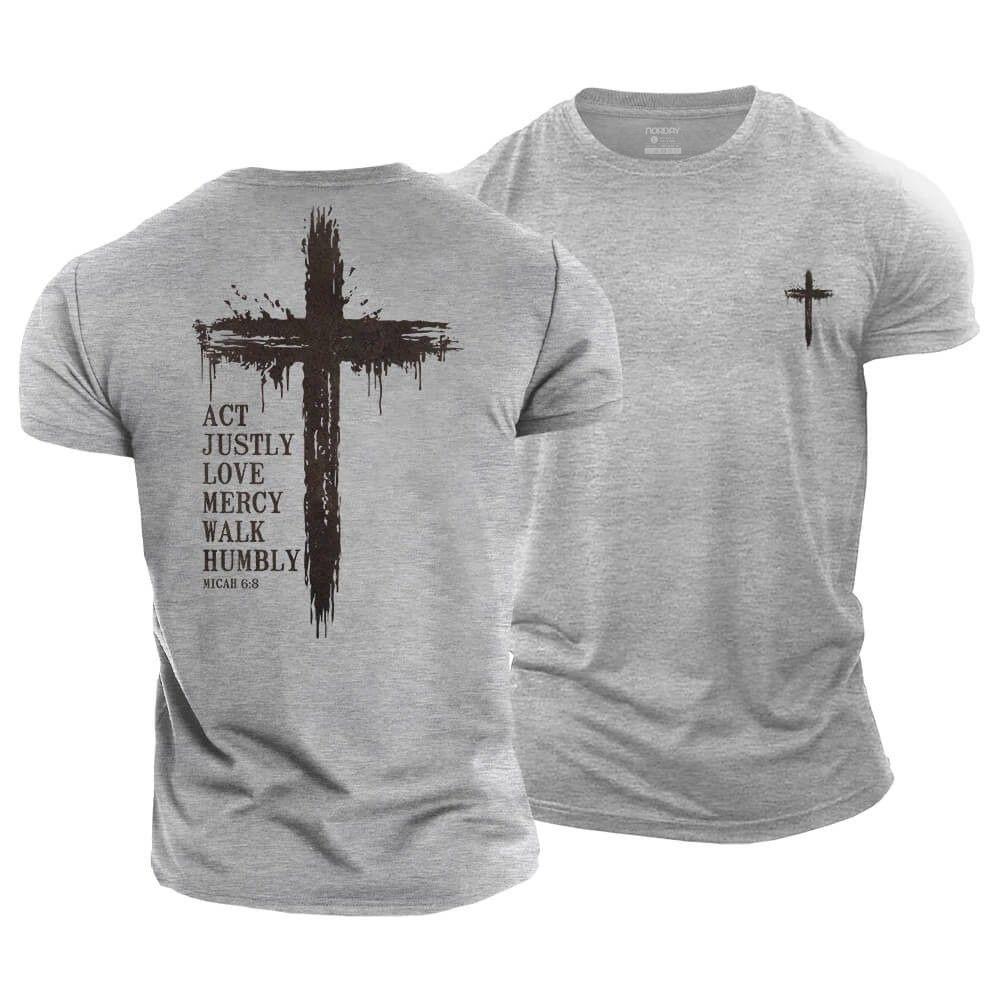 Justly Mercifully Humbly T-Shirt - Norday SE
