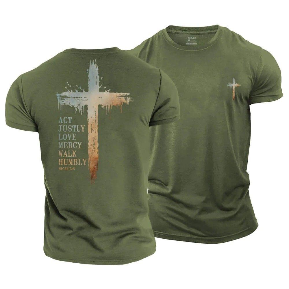 Justly Mercifully Humbly T-Shirt - Norday SE