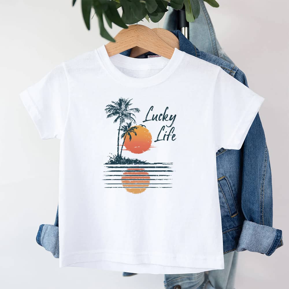 Lucky Life Barn T-skjorte - Norday SE