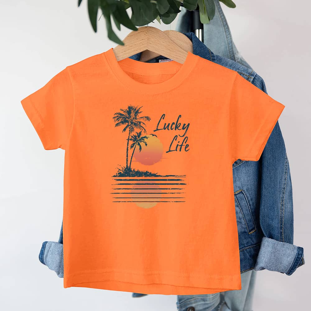Lucky Life Barn T-skjorte - Norday SE