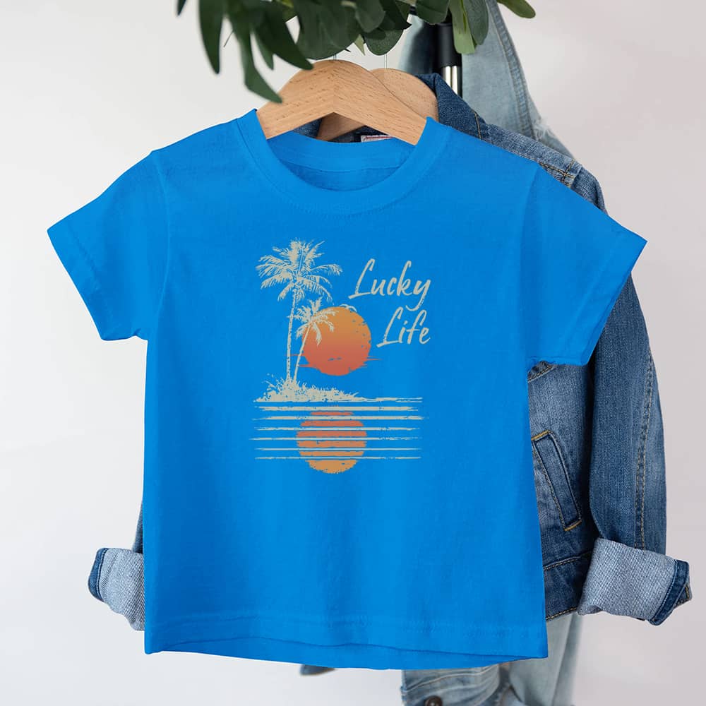 Lucky Life Barn T-skjorte - Norday SE